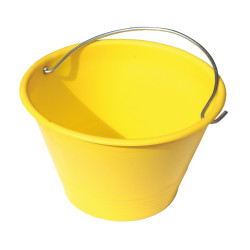 Galeata Galbena. Cauciuc. 12 L. Pentru Zidari