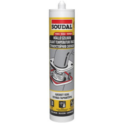 Gasket Silicon Temperaturi Rosu 280ml Soudal