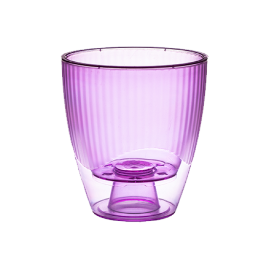 Ghiveci Cu Masca Orhidee Cristal Violet D16