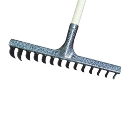 Grebla Cu Dinti Rasuciti  350 Mm 14 Dinti Cu Coada