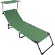 Sezlong Cu Parasolar Heinner 186x55x24cm Verde Dszp011 Sezlong Cu Parasolar Heinner 186x55x24cm Verde Dszp011