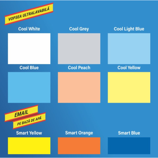Vopsea Lavabila Coral Ceramic Hot Wheels Interior/exterior Cool Light Blue 0.45l Vopsea Lavabila Coral Ceramic Hot Wheels Interior/exterior Cool Light Blue 0.45l