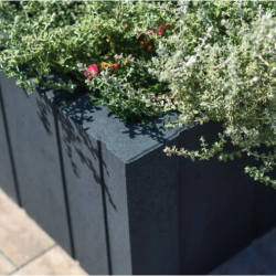 Jardiniera Beton Cubo 30x30x30 Antracit