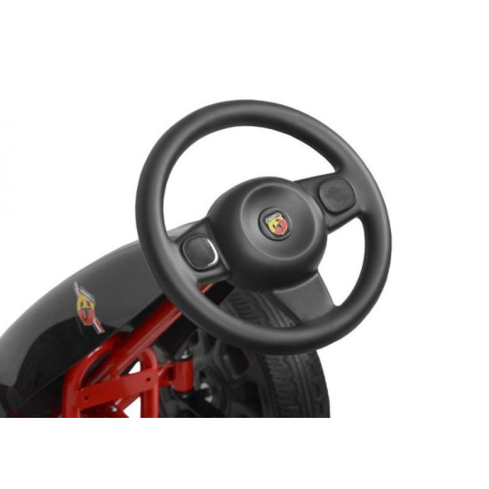 Kart Cu Pedale Pentru Copiii Abarth Negru