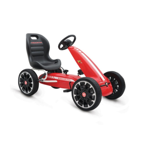 Kart Cu Pedale Pentru Copiii Abarth Rosu