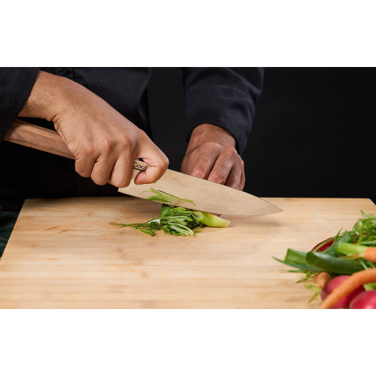 Cutitul Bucatarului 20 Cm Inox Rikito Watanabe Cutitul Bucatarului 20 Cm Inox Rikito Watanabe