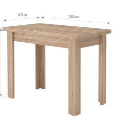 Masa Bucatarie Kc-6 Ua Sonoma 100x60x77cm