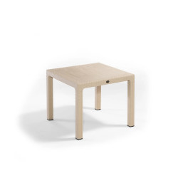 Masa Ratan Begonvil Cappuccino Ct066 88x88 Cm Inaltime 75 Cm