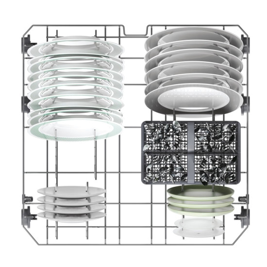 Masina De Spalat Vase Incorporabila Candy Rapido Ci 3e53e0w 5 Programe 13 Seturi Clasa E Alb