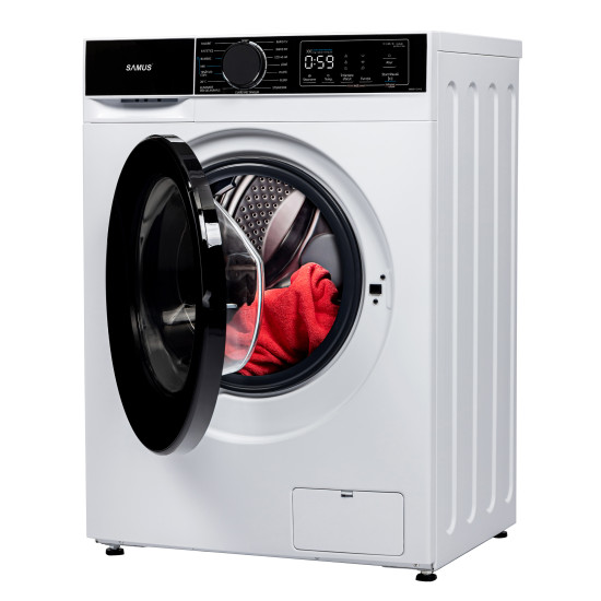 Masina De Spalat Rufe Samus Wsadi-12143 12kg 15 Programe 1400rpm Clasa A Alb