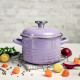 Oala Standard Wave 16 Cm Violet Cu Capac Metalac Oala Standard Wave 16 Cm Violet Cu Capac Metalac