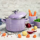 Oala Standard Wave 16 Cm Violet Cu Capac Metalac Oala Standard Wave 16 Cm Violet Cu Capac Metalac