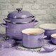 Oala Standard Wave 24 Cm Violet Cu Capac Metalac Oala Standard Wave 24 Cm Violet Cu Capac Metalac