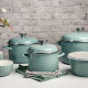 Oala Standard Wave 16 Cm Verde Cu Capac Metalac Oala Standard Wave 16 Cm Verde Cu Capac Metalac