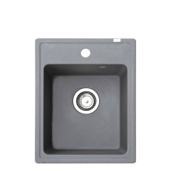 Chiuveta Granit Quadro 40 400x500 Gri