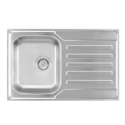 Chiuveta Inox Nera Praktik 1l 790x500 Dreapta