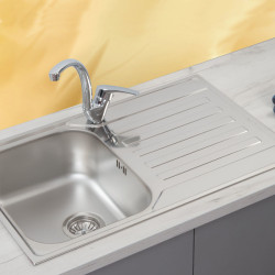 Chiuveta Inox Nera Praktik 1l 790x500 Dreapta