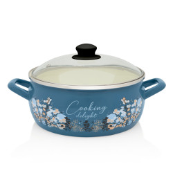 Cratita Joasa Cu Capac 24 Emailata Cooking Metalac