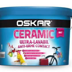 Vopsea Lavabila Oskar Ceramic Ultra Mat Disp Int Alb 2.5l Vopsea Lavabila Oskar Ceramic Ultra Mat Disp Int Alb 2.5l