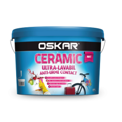 Vopsea Lavabila Oskar Ceramic Ultra Mat Disp Int Alb 2.5l Vopsea Lavabila Oskar Ceramic Ultra Mat Disp Int Alb 2.5l