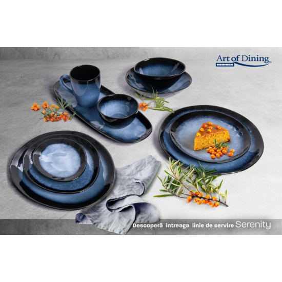 Farfurie Ovala Ceramica 21 Cm Serenity