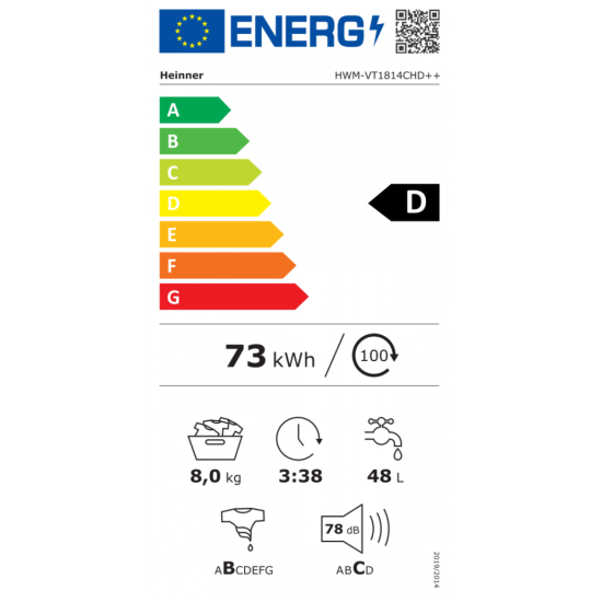 Masina De Spalat Heinner Hwm-vt1814chd++