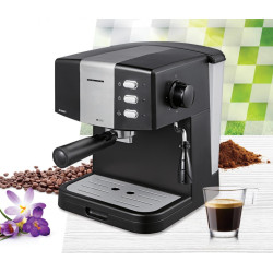 Espressor Manual Heinner Hem-850bksl 850w 1.5l 15 Bar Negru/argintiu Espressor Manual Heinner Hem-850bksl 850w 1.5l 15 Bar Negru/argintiu