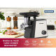 Masina De Tocat Heinner Meatmaster Hmg-2100ss3 2100w 2 Viteze Negru/inox