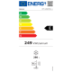 Congelator Heinner Hff-v280nfse++ 280l 186cm Clasa E Argintiu