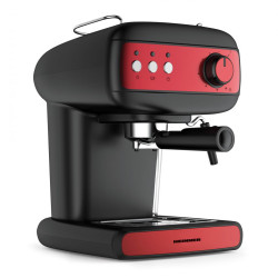 Espressor Heinner Hem-1100bkrd 850w 15 Bari 1.2l Negru/rosu