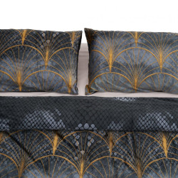 Set Pat Catifea Printata King Size Axi Hr-velvet3-axi