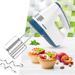Mixer De Mana Heinner Hm-400bl Putere 400w Alb/albastru Mixer De Mana Heinner Hm-400bl Putere 400w Alb/albastru