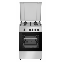 Aragaz Heinner  Hfsc-sme50sl Gaz 4 Arzatoare 50cm Argintiu