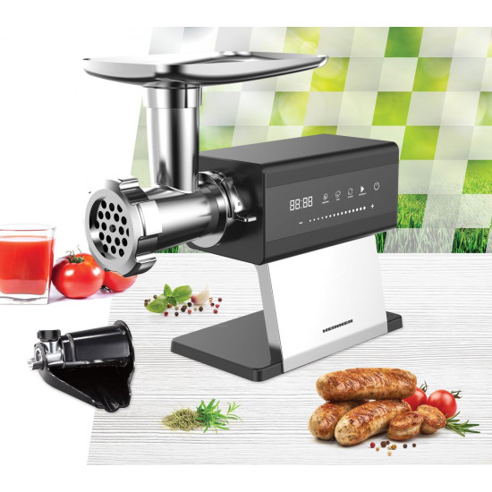 Masina De Tocat Heinner Prestigechop Hmg-dtss2500 2500w Cutit Inox Alb/negru
