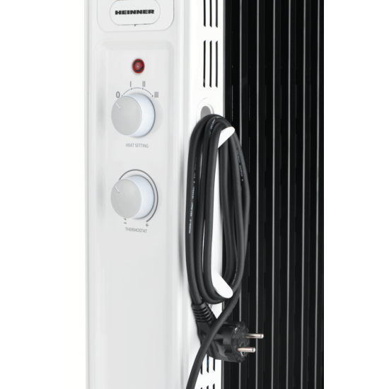 Calorifer Cu Ulei Heinner Hoh-m13wh-bk 13 Elementi 2500w Alb/negru