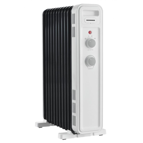 Calorifer Cu Ulei Heinner Hoh-m11wh-bk 11 Elementi 2300w Alb/negru