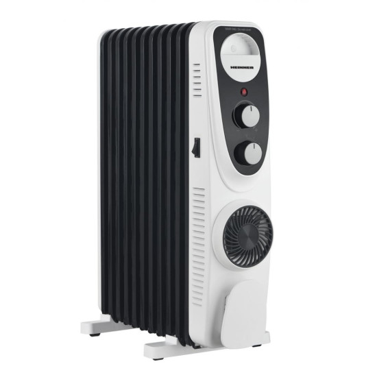 Calorifer Cu Ulei Heinner Hoh-m13wh-bk 13 Elementi 2500w Alb/negru