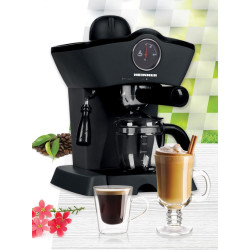 Espressor Heinner Hem-200bk 800w 3.5 Bar  0.24l Negru