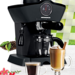 Espressor Heinner Hem-200bk 800w 3.5 Bar  0.24l Negru