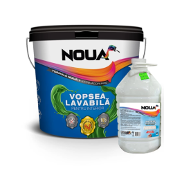 Vopsea Lavabila Interior Noua 15l + Amorsa Acrilica 5l