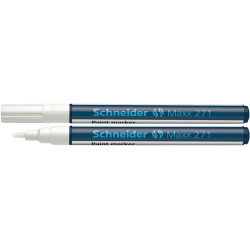Marker Cu Vopsea 1-2mm Schneider 271 Alb