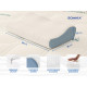 Perna Ergonomica Somnia 3d Air Mesh 30x50 Cm Perna Ergonomica Somnia 3d Air Mesh 30x50 Cm