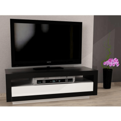 Comoda Tv Negru/alb Agnes