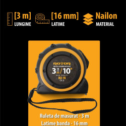 Ruleta 3mx16mm Rotor R3-16 Ruleta 3mx16mm Rotor R3-16