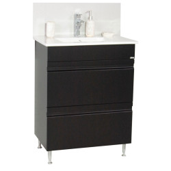 Baza Si Lavoar Seria 086 60 Cm Cu Sertar Negru