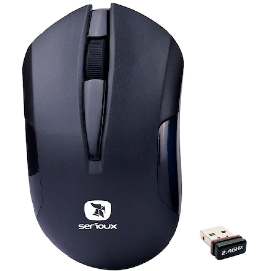 Mouse Serioux Drago300 Wr Black Usb