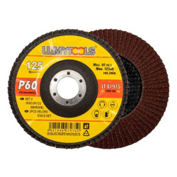 Set 2 Discuri Cu Smirghel. 125 Mm.  P60