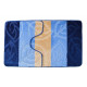 Set Covorase De Baie Mari 2 Piese Leaf Tricolor Albastru 60x100 Cm Si 60x50 Cm Set Covorase De Baie Mari 2 Piese Leaf Tricolor Albastru 60x100 Cm Si 60x50 Cm