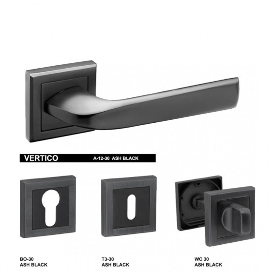 Maner Usa Clasic Vertico A-12-30 Negru Cenusiu Maner Usa Clasic Vertico A-12-30 Negru Cenusiu