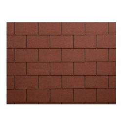 Sindrila Ecoroof  Rectangular Rosu(2.32mp/pachet)